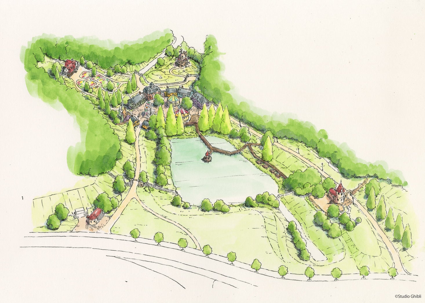 魔女の谷エリア（C）Studio Ghibli