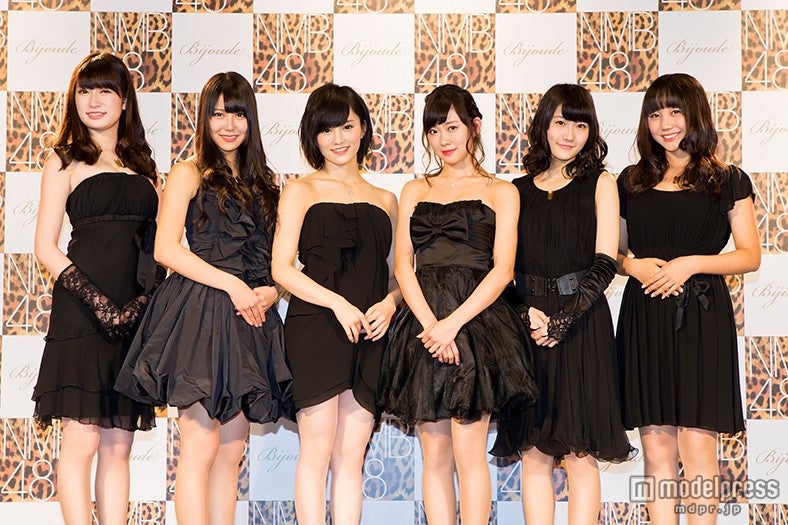 NMB48／（左から）吉田朱里、白間美瑠、山本彩、渡辺美優紀、矢倉楓子、薮下柊