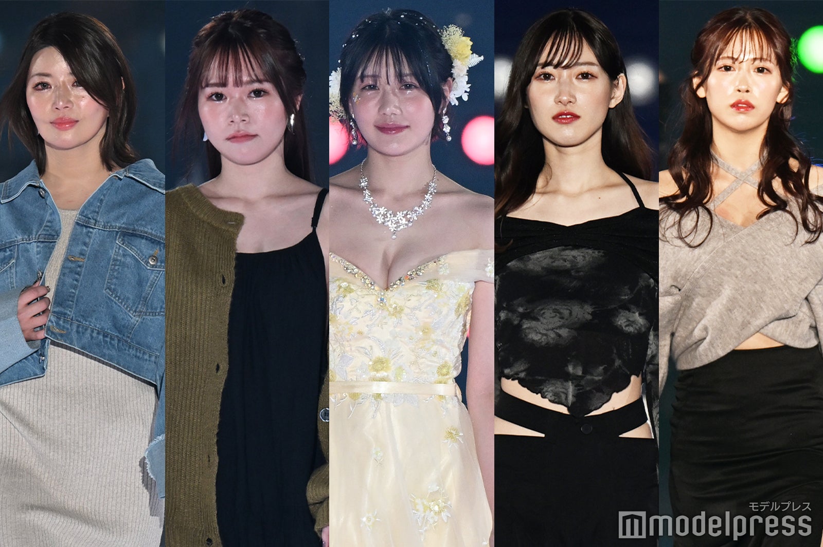 人気ホステスの椿ここ・檀れん・あまのえま・藍沢つかさ・南柚子、抜群のスタイルで観客の視線集める