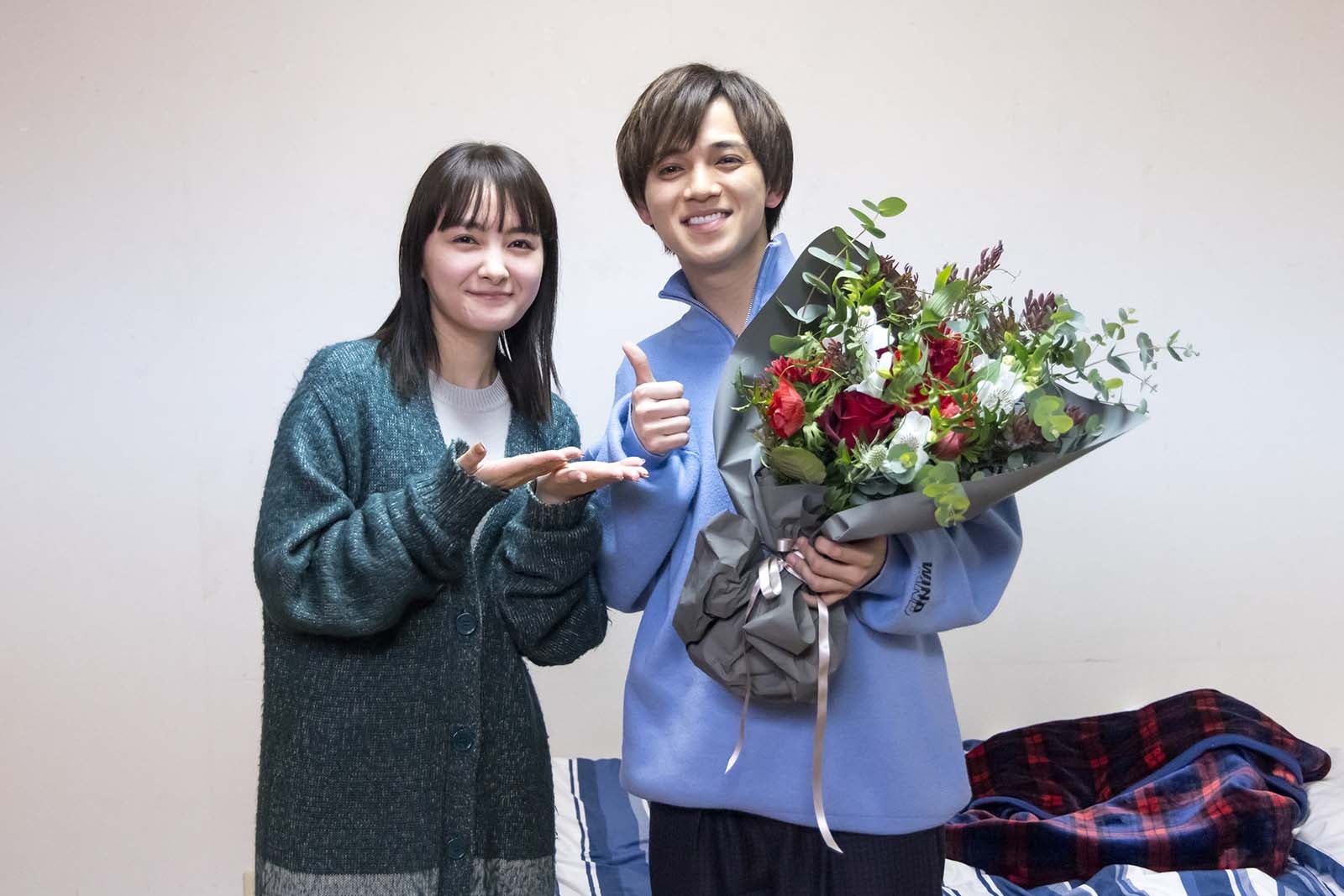 トラジャ宮近海斗＆葵わかな「ホンノウスイッチ」笑顔でクランクアップ 二人三脚で臨んだ撮影回顧「2人でやれてよかった」