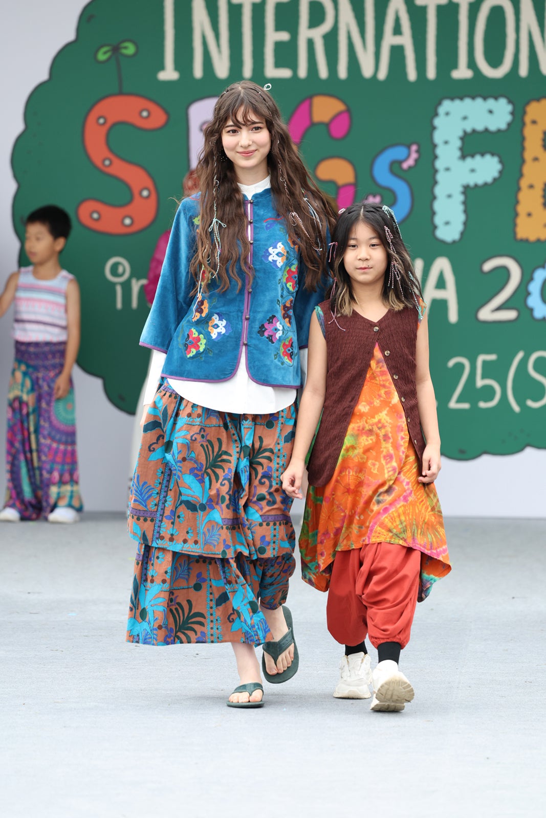 土方エミリ、Alisa Okuzumi（C）INTERNATIONAL SDGs FES in EDOGAWA 2025 supported by TGC