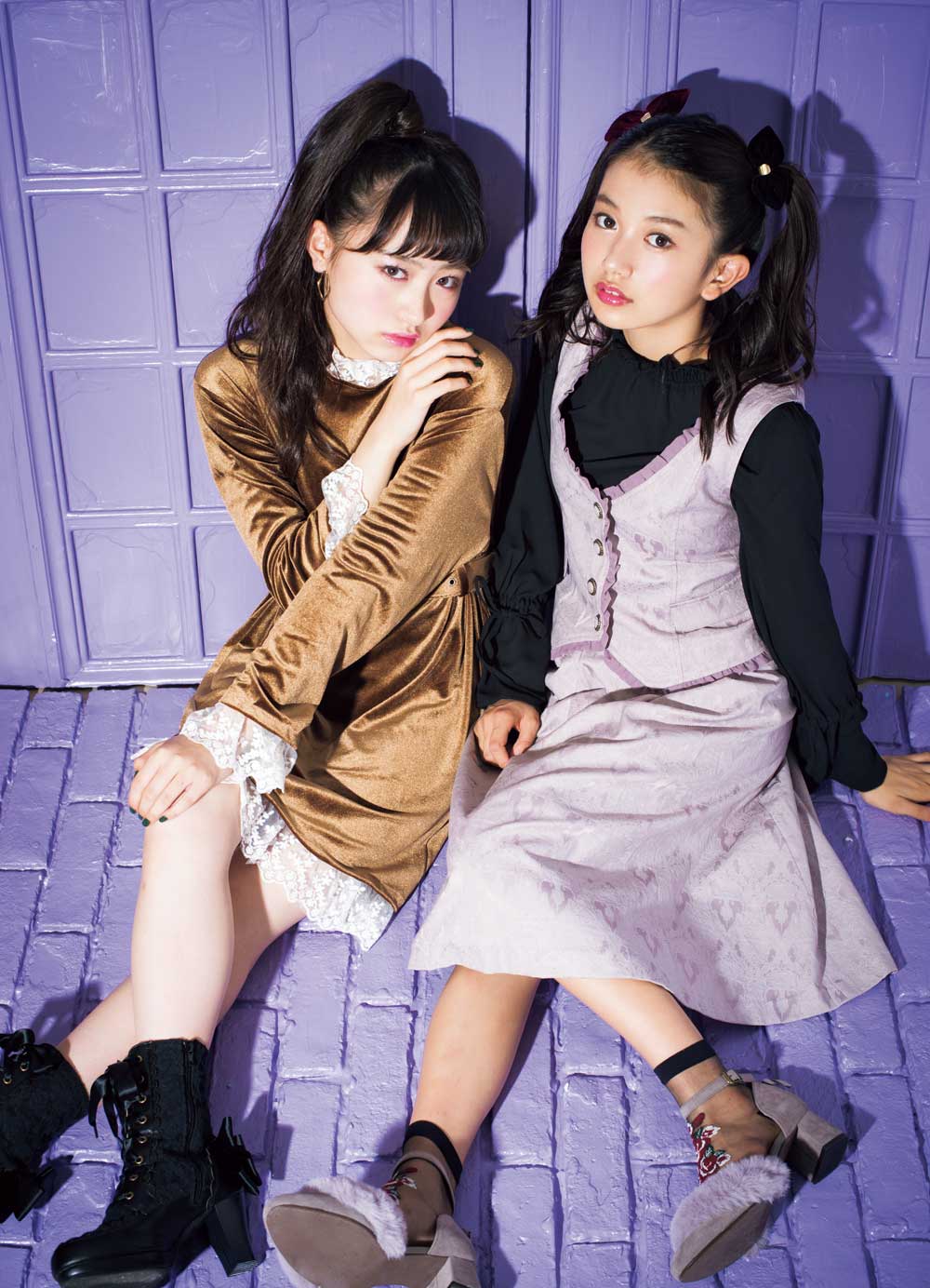 左から：其原有沙、黒川心／「LOVE berry VOL.10」より（画像提供：徳間書店）