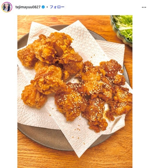 手島優Instagramより