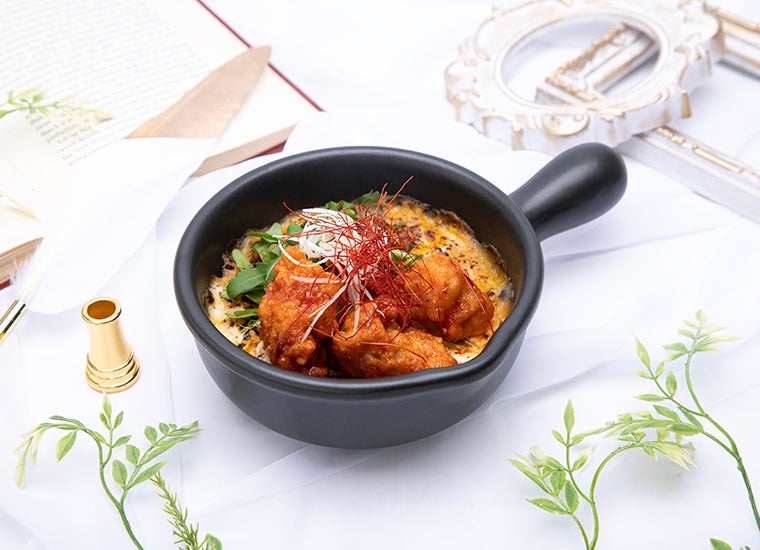 【HYUNJAE】ヤンニョムチキンドリア税込1,870円／提供画像