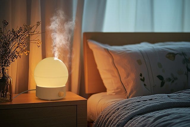 ロフト　新商品　加湿器　ムーンライト加湿器（グリーンハウス）