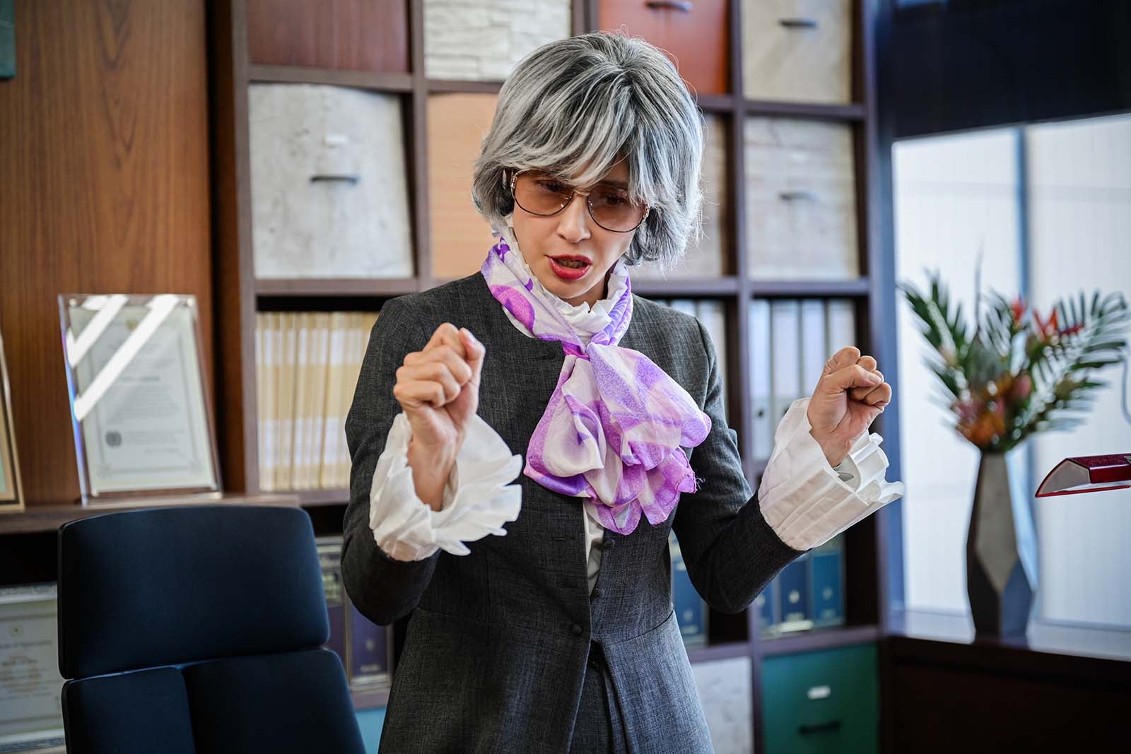 水野美紀「離婚しない男―サレ夫と悪嫁の騙し愛―」第6話より（C）テレビ朝日