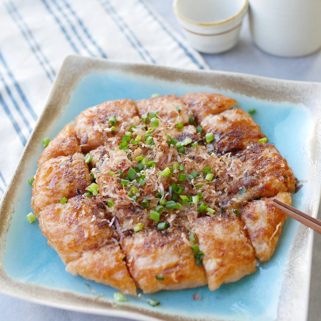 ふわふわもっちり幸せ食感!明太チーズの大根もち