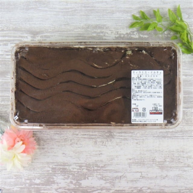 コストコのティラミスのパッケージ