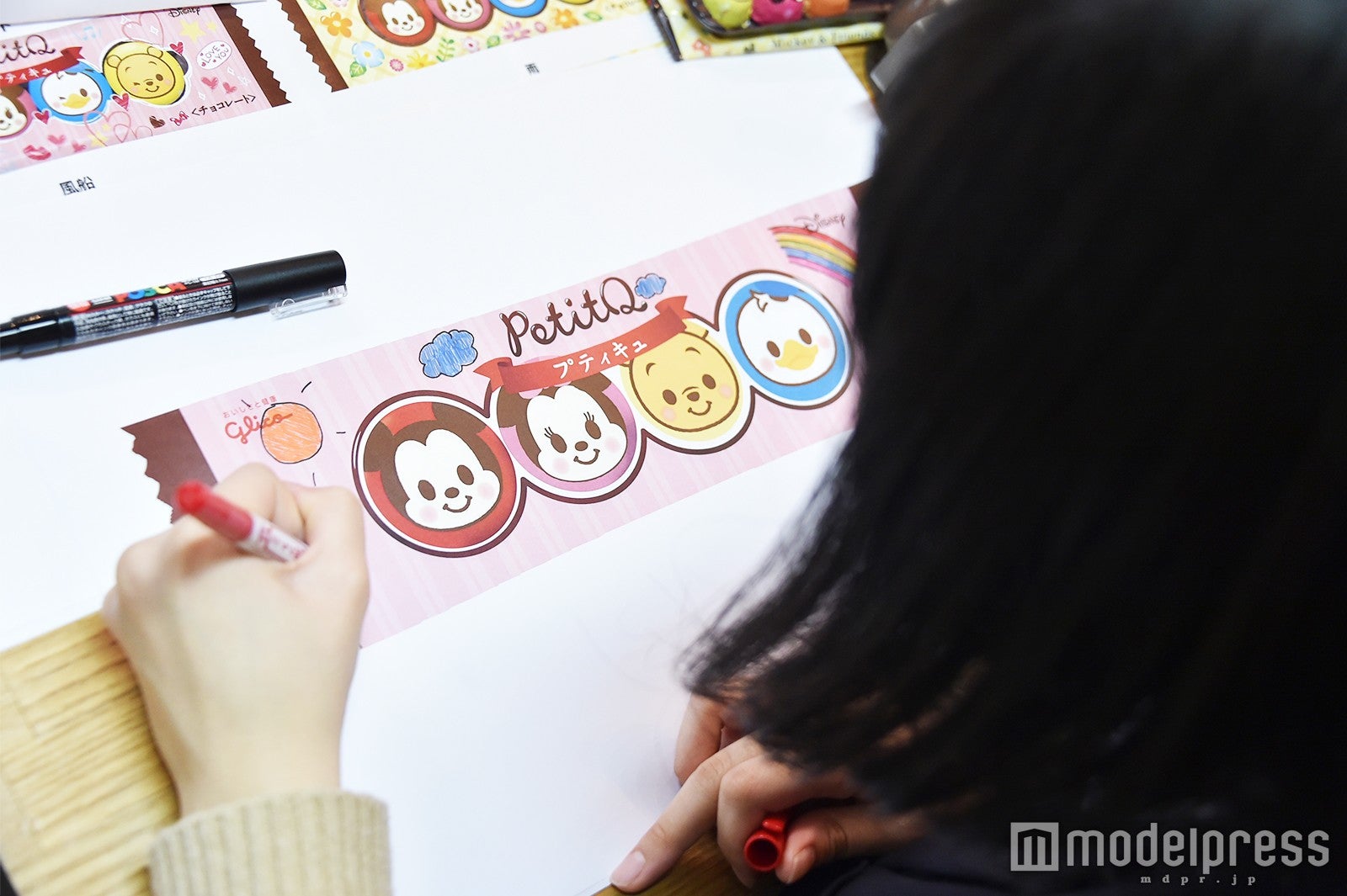 欲しいと思うものを自由に書いていく（C）Disney撮影：モデルプレス