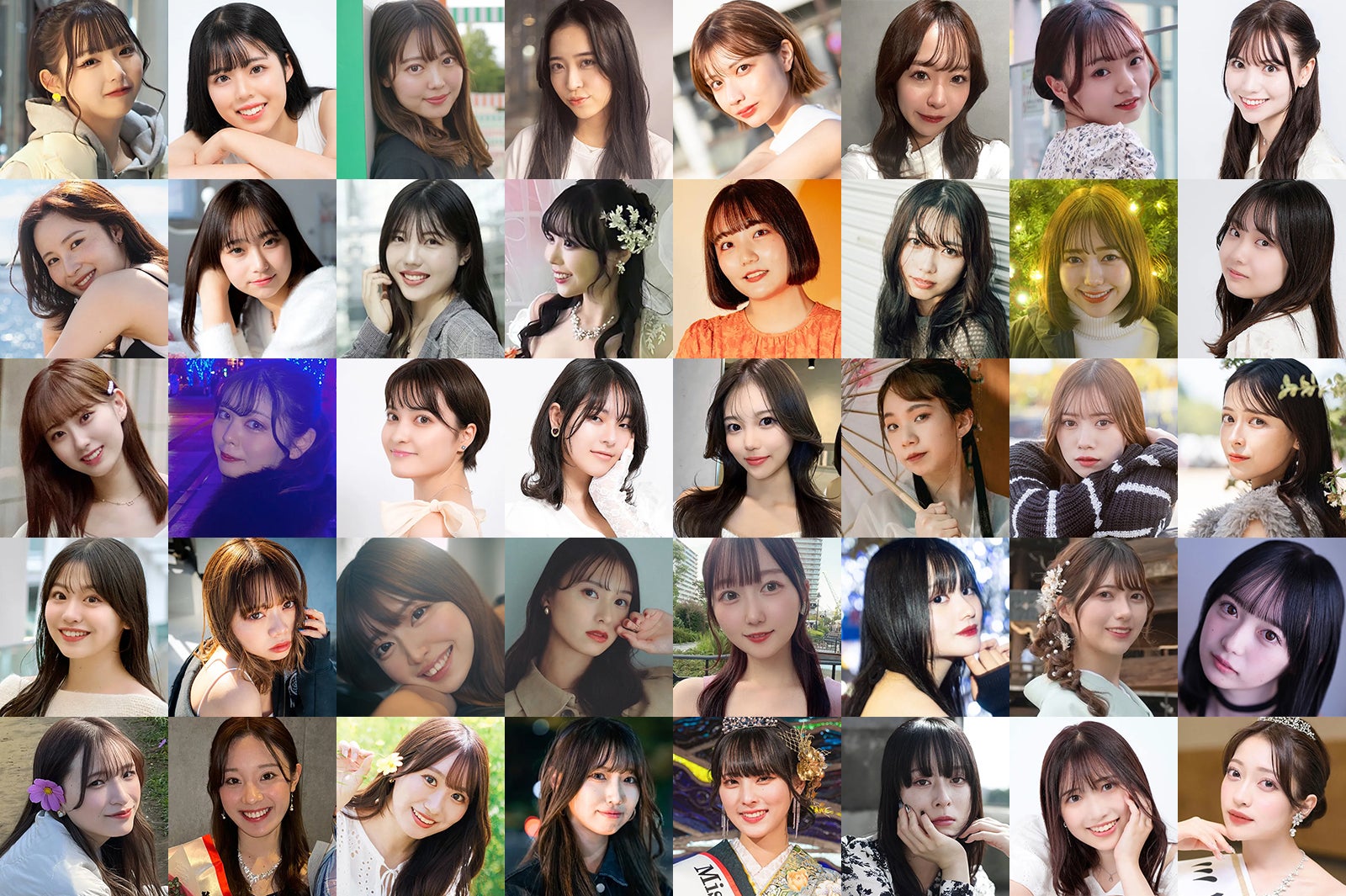 日本一のミスキャンパスを決めるコンテスト、準々決勝進出者発表＜MISS OF MISS CAMPUS QUEEN CONTEST 2024＞