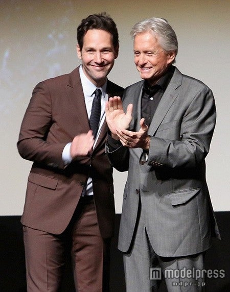 ポール・ラッド、マイケル・ダグラス／（C）Marvel2015