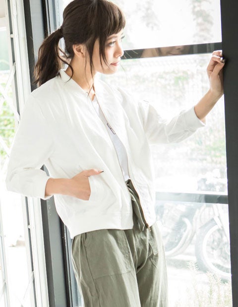 MA-1コットンライトブルゾン「Re:EDIT by GALSTAR」3,498円（税込）／画像提供：Re:EDIT by GALSTAR