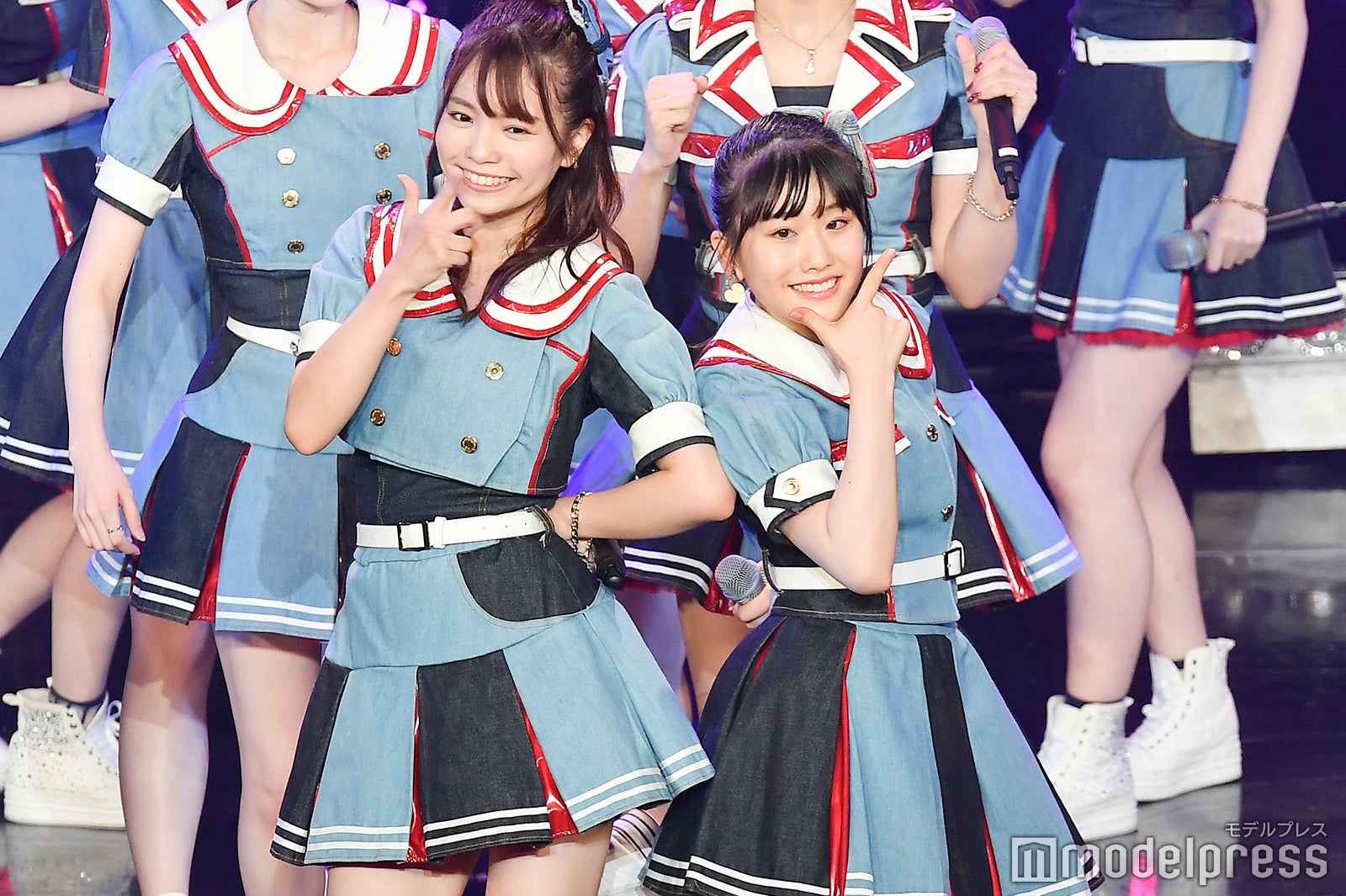 渕上舞、小田彩加／HKT48「TOKYO IDOL FESTIVAL 2018」 （C）モデルプレス