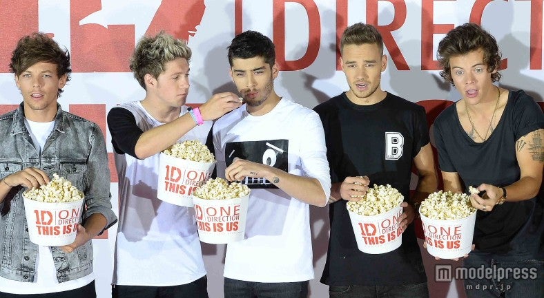 ワン・ダイレクションが3D映画の記者会見に出席！リアムが新恋人と交際宣言