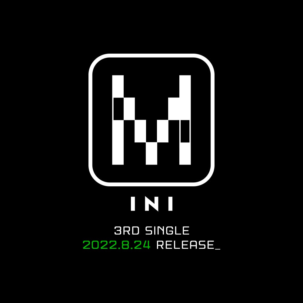 INI 3RD SINGLE「M」ロゴ（C）LAPONE ENTERTAINMENT