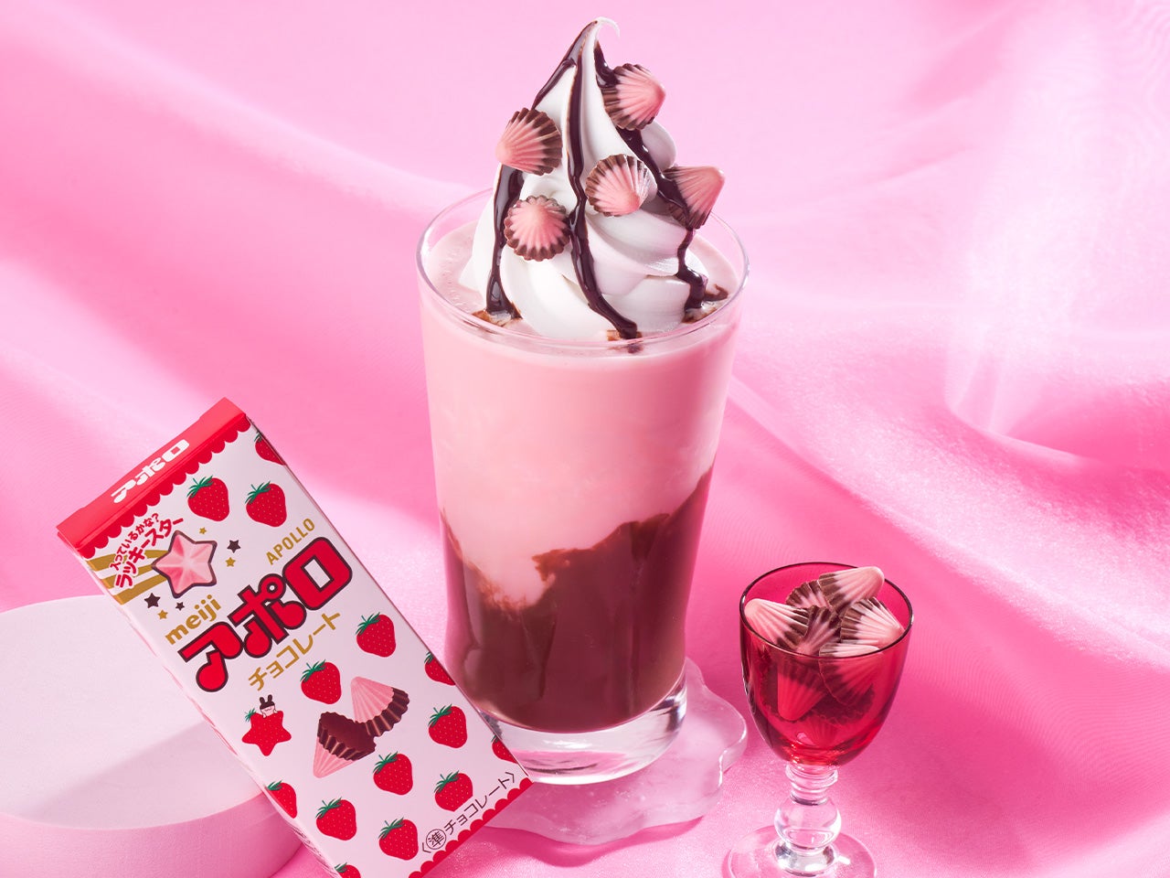 「アポロ」とのコラボレーションメニュー／提供画像