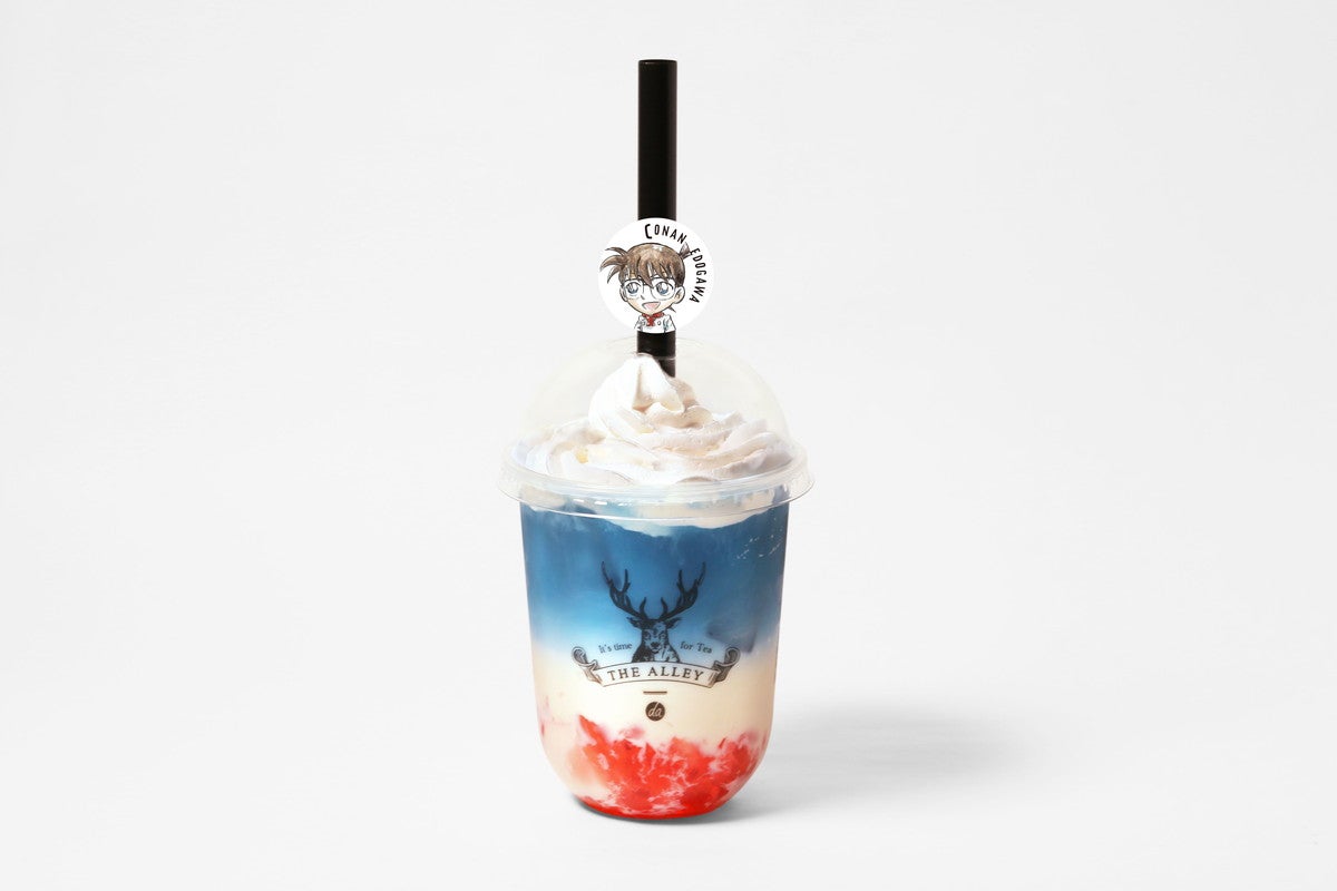 コナンのバタフライピーラテ in ゼリー740 円（提供画像）