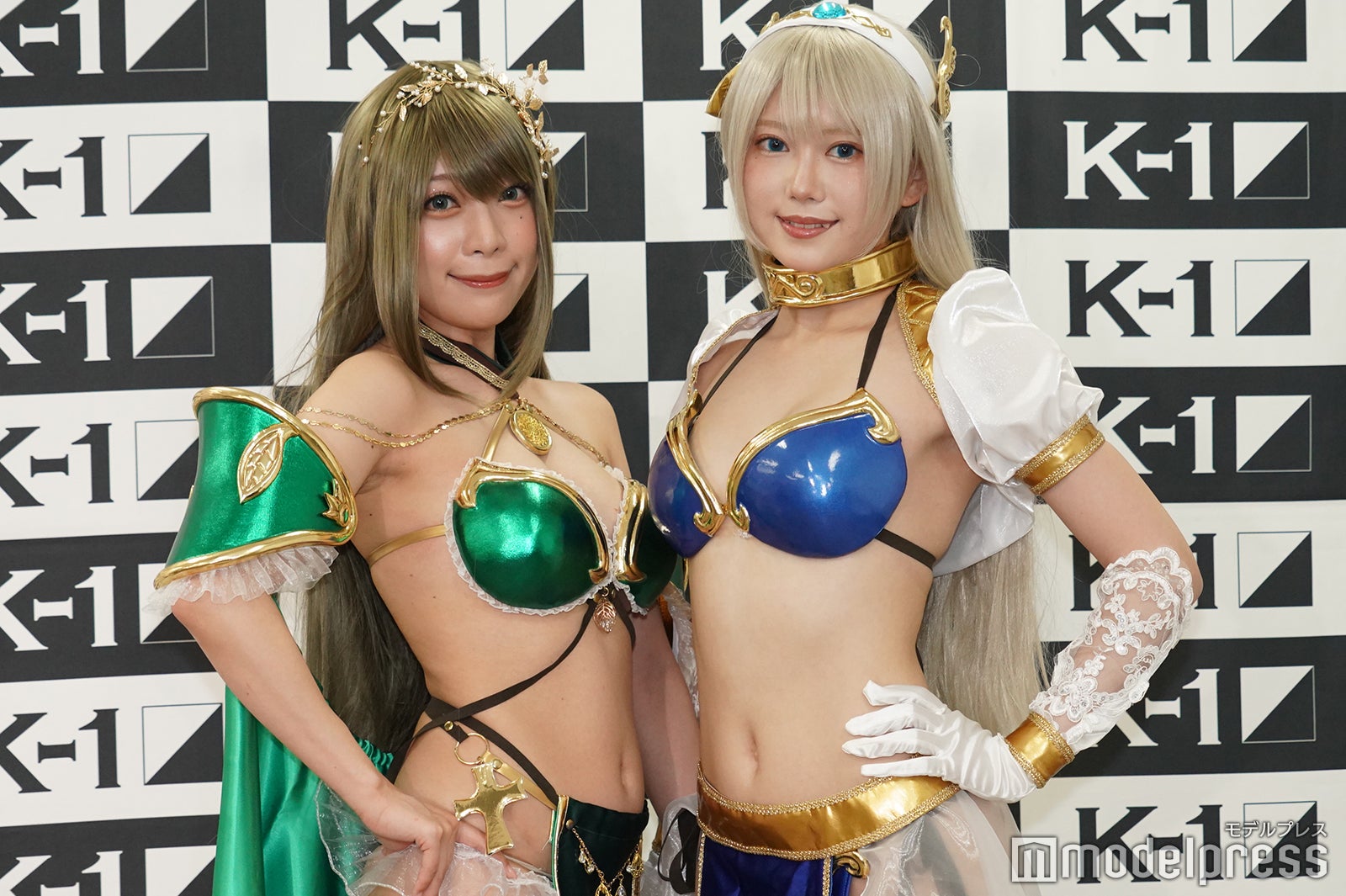 篠崎こころ＆宮本彩希、ビキニアーマースタイルでK-1に登場