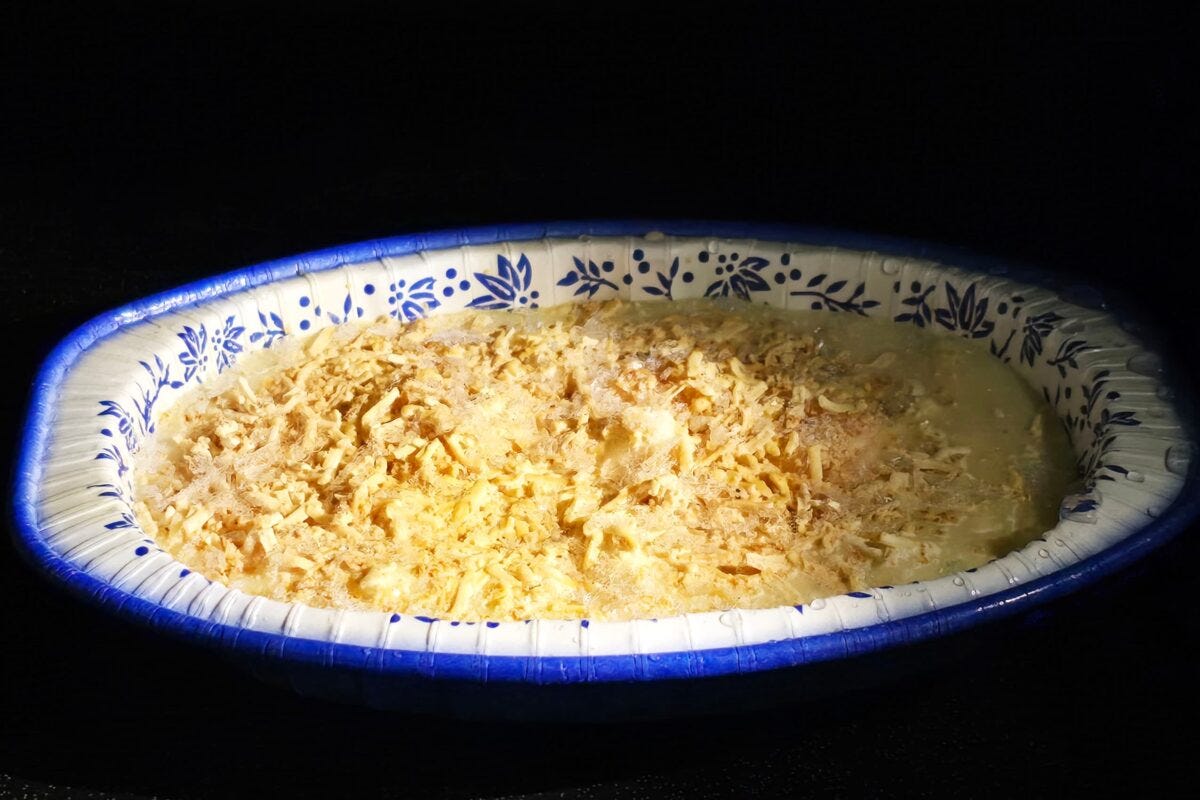 グラタンdeクリームパスタ・レンチン