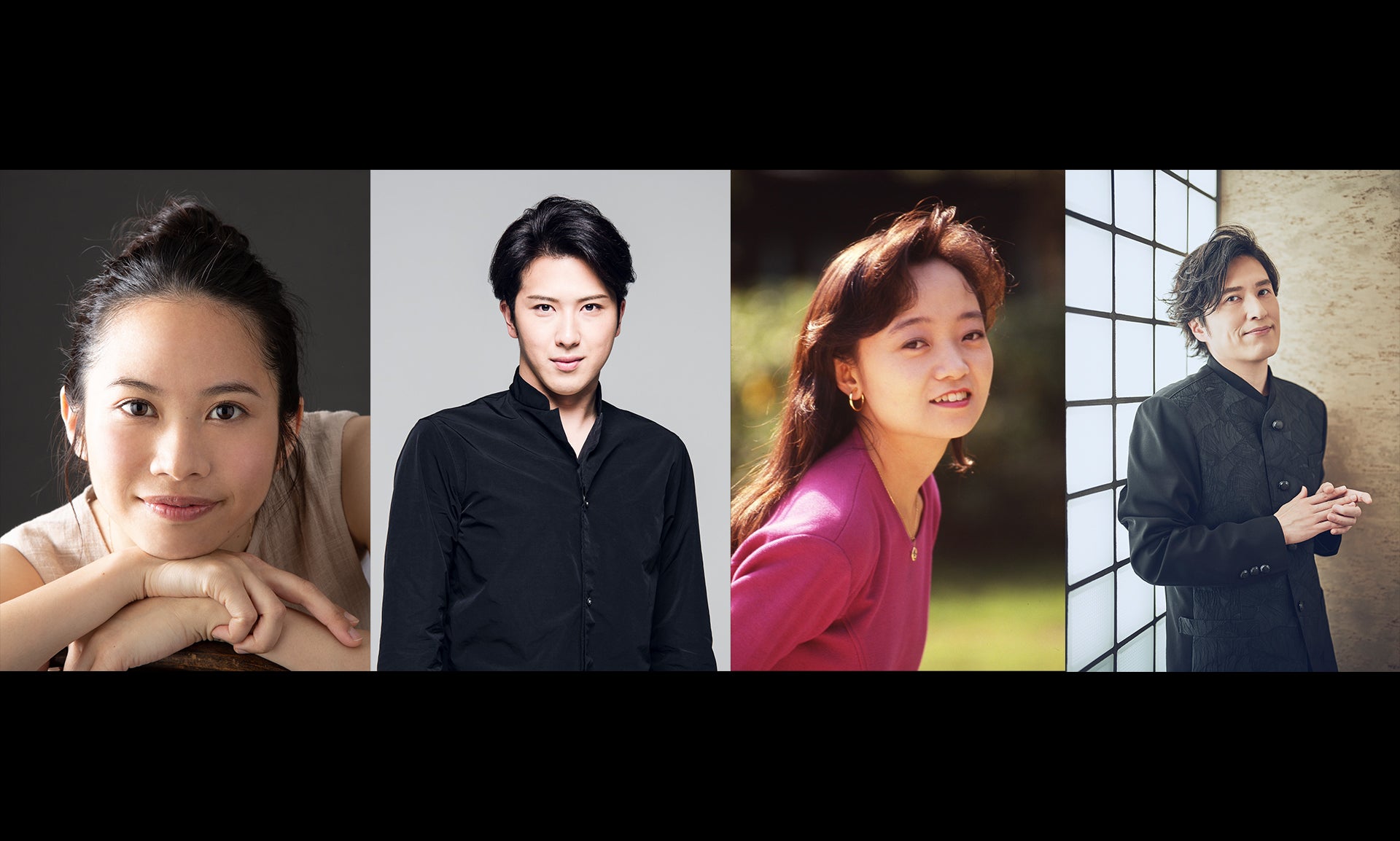 「ディズニーメドレー」出演者／（左から）屋比久知奈、尾上松也、すずきまゆみ、清塚信也（提供写真）