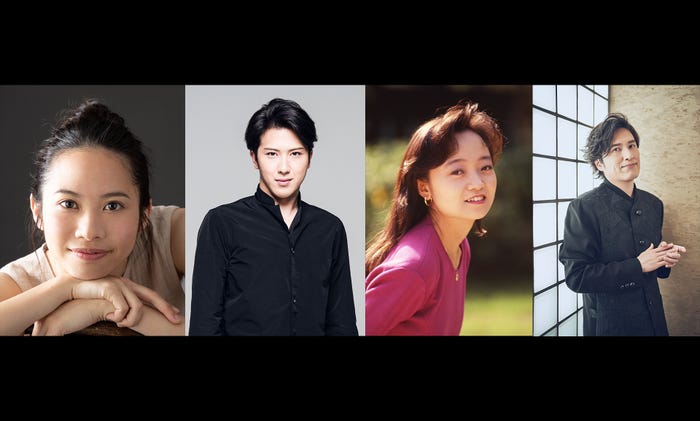 「ディズニーメドレー」出演者/(左から)屋比久知奈、尾上松也、すずきまゆみ、清塚信也(提供写真)