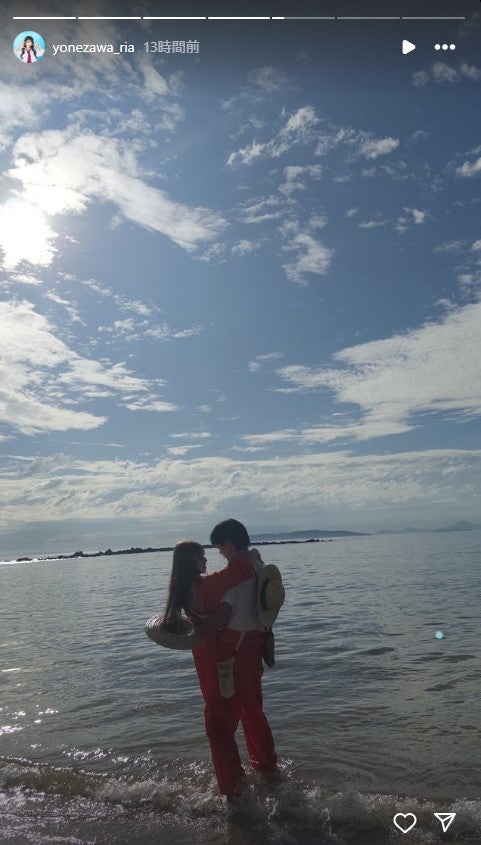 米澤りあInstagramストーリーズより