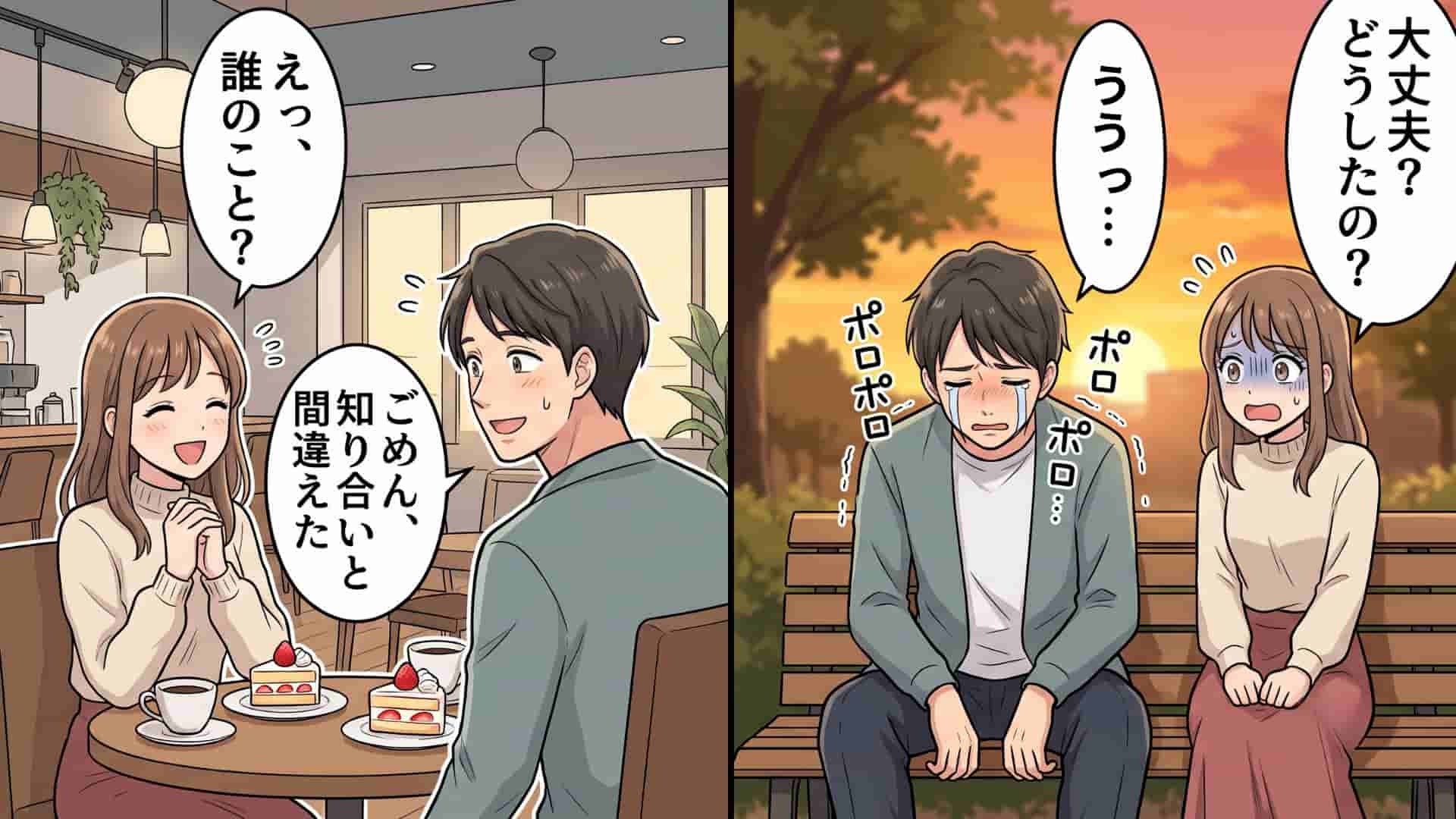 「本当にごめんなさい」合コンで意気投合した彼。初デートで号泣し始めて…【まさかの衝撃告白】を！？