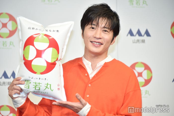 「雪若丸」新CM発表会に出席した田中圭(C)モデルプレス