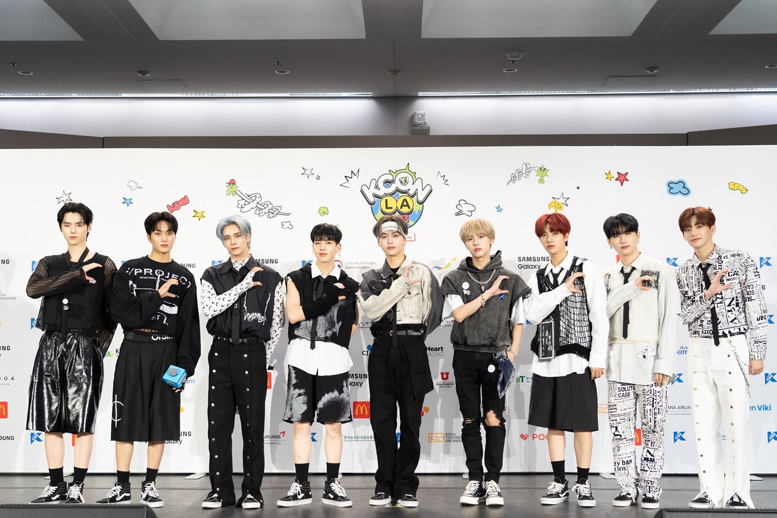 CRAVITY「KCON LA 2023」DAY 1 RED CARPET（C）CJ ENM Co., Ltd, All Rights Reserved