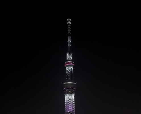 東京スカイツリー、春の訪れを知らせる2種類の桜色ライティング