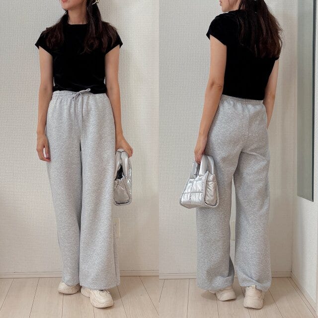 スウェパンもおしゃれ見え スウェパンもおしゃれ見え