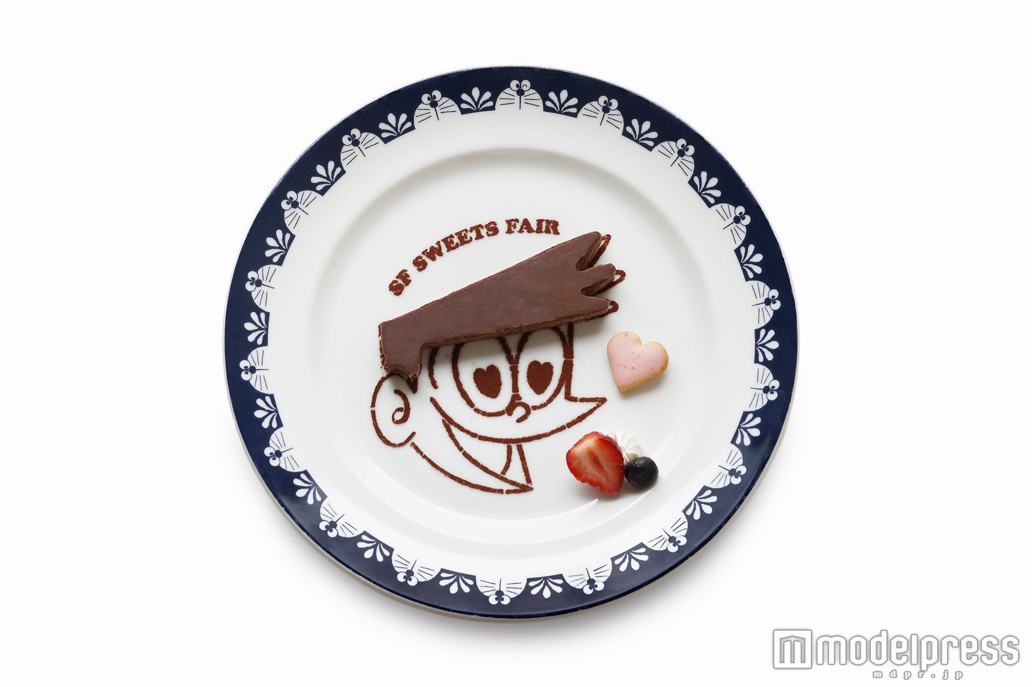 「スネ夫ヘアーチョコクレープ」￥720（税込）／画像提供：川崎市 藤子・Ｆ・不二雄ミュージアム