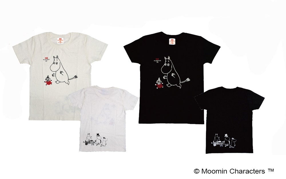 Tシャツ（ブラック・ホワイト）各880＄（台湾ドル）※S、M、L（C）Moomin Characters