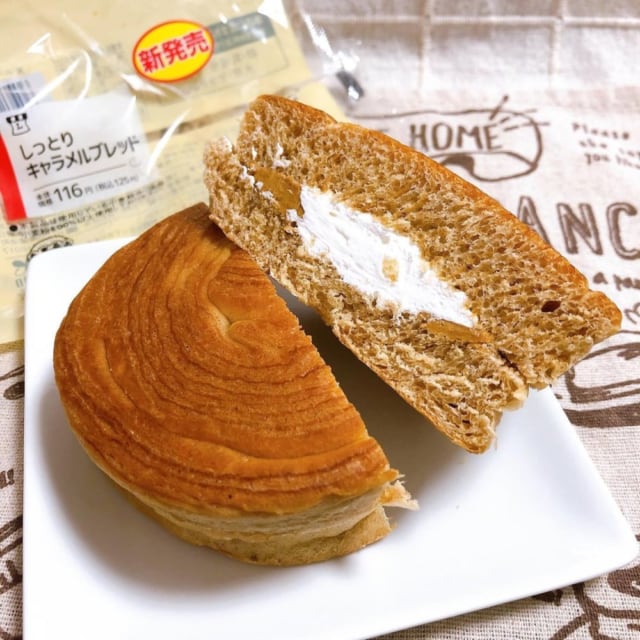 ローソンのしっとりキャラメルブレッド