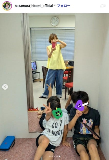中村仁美アナウンサーInstagramより