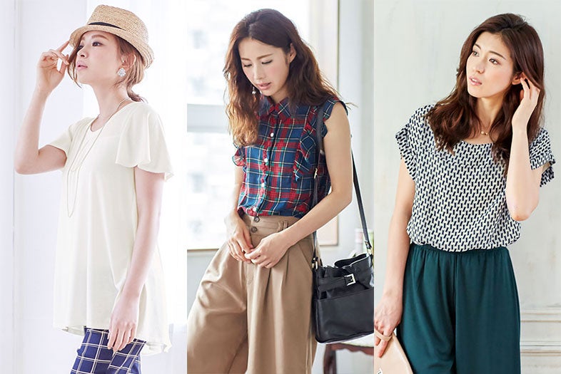 ふんわり可愛い！「シフォントップス」でしなやか美人に