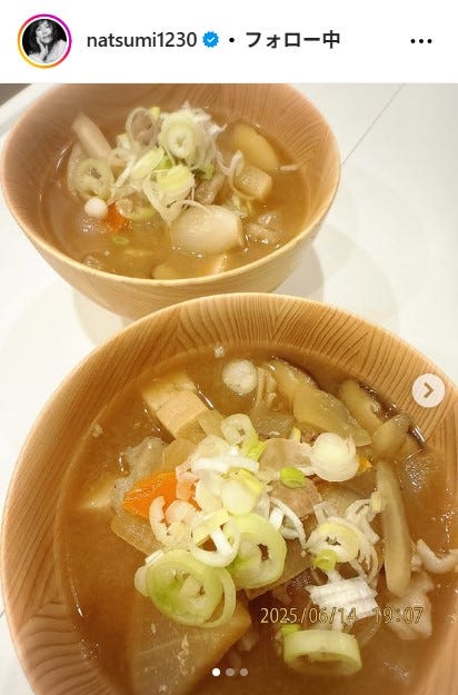 小川菜摘Instagramより