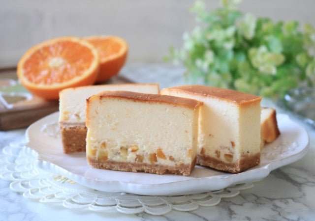 材料をどんどんまぜていくだけ オレンジが香る 簡単オレンジベイクドチーズケーキ モデルプレス