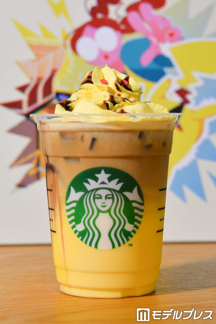 ピカチュウ ハニークリーム ラテ(C)モデルプレス