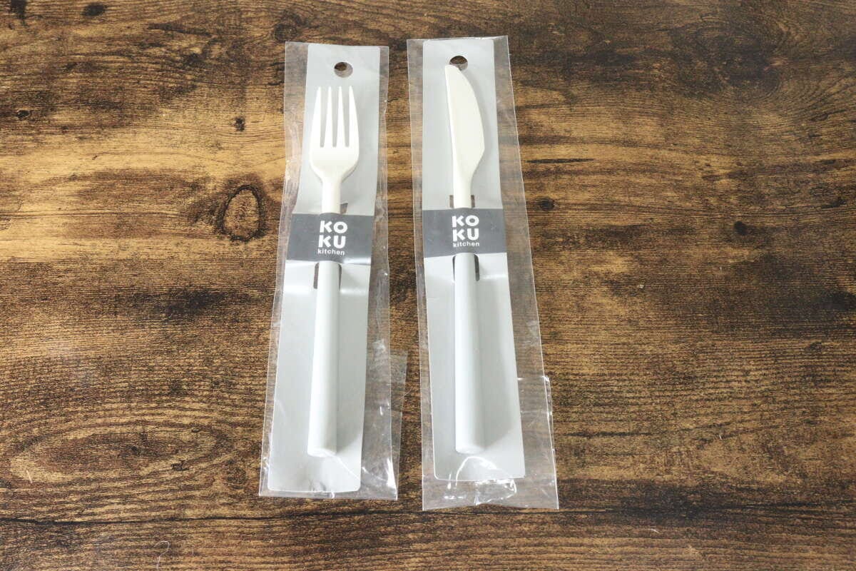 KOKU テーブルフォーク KOKU テーブルナイフ パッケージ KOKU テーブルフォーク KOKU テーブルナイフ パッケージ