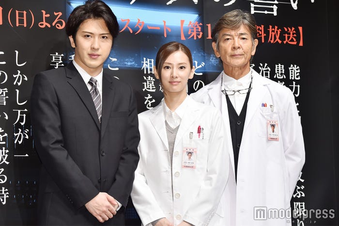 (左から)尾上松也、北川景子、柴田恭兵 (C)モデルプレス