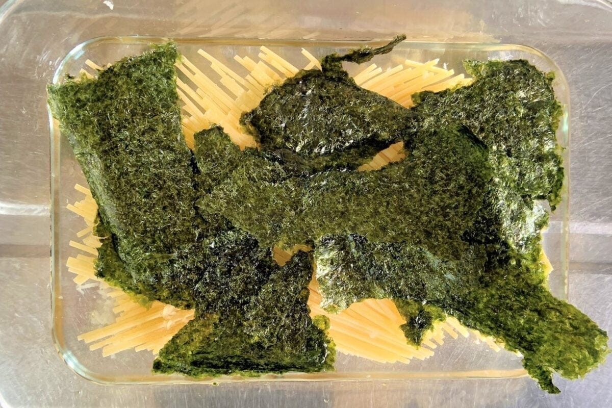 のりバターパスタ