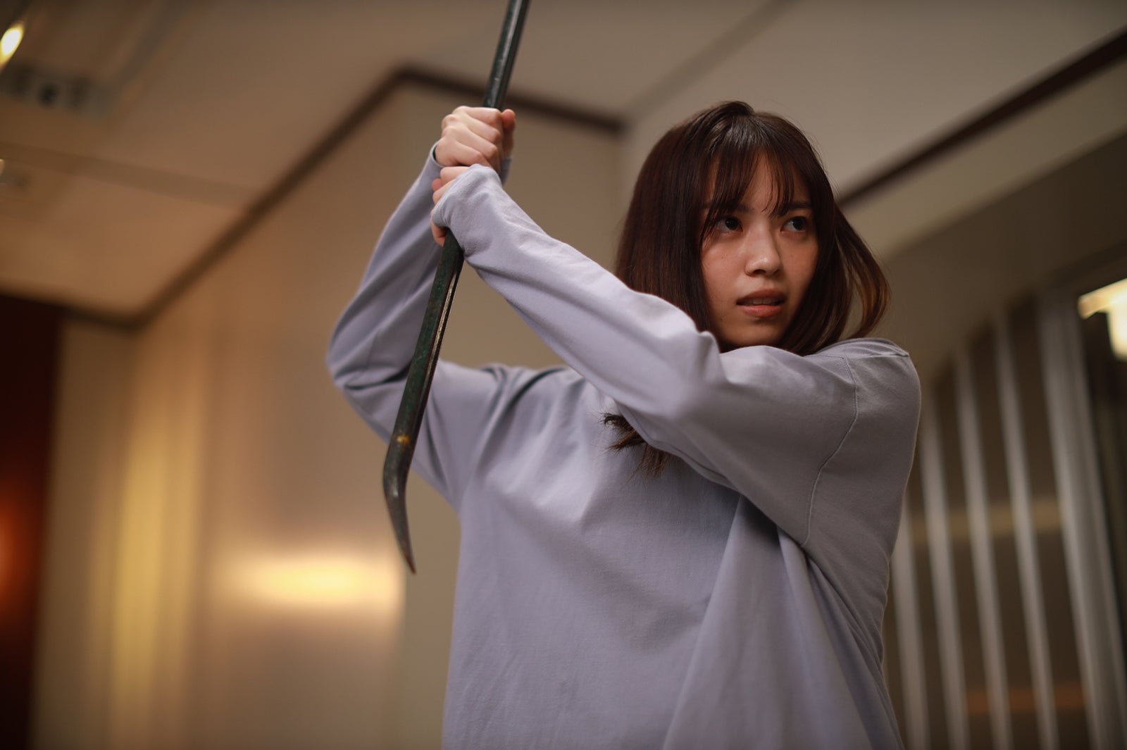 西野七瀬／「言霊荘」第8話より（C）テレビ朝日