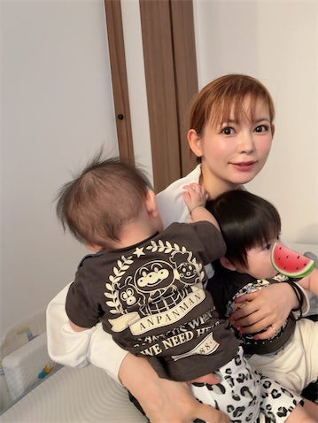 中川翔子、双子と5日間"離れ離れ"に「あえない時間さみしい」「5日間でおおきくなっちゃうかも！」