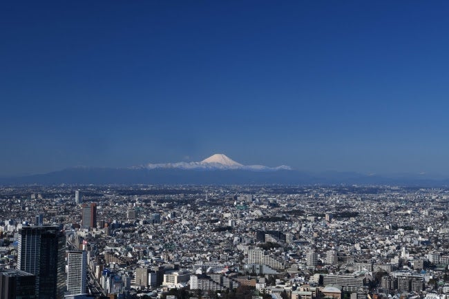 屋上からの眺望（富士山方面・昼）／提供画像 SHIBUYA SKY