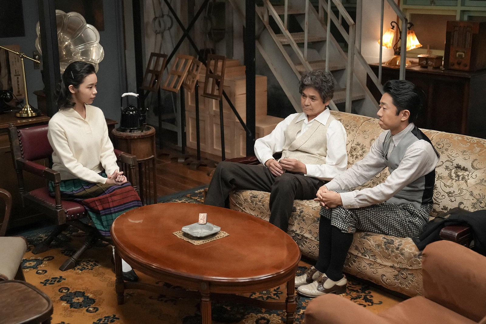 趣里、陰山泰、えなりかずき「ブギウギ」第71話（C）NHK