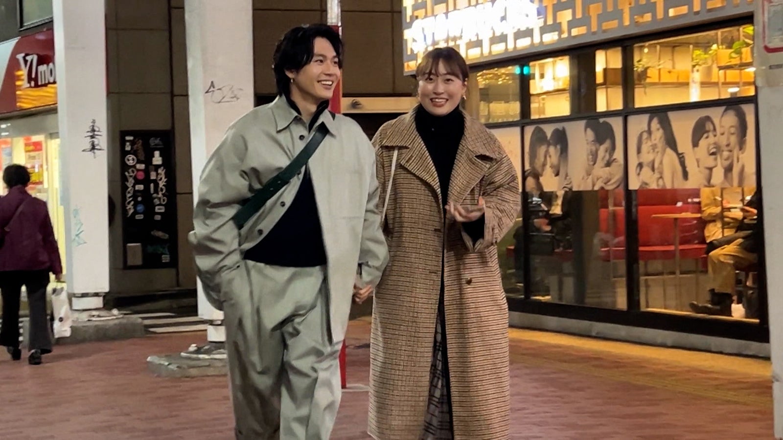 （左から）松田元太、丸山礼（C）フジテレビ