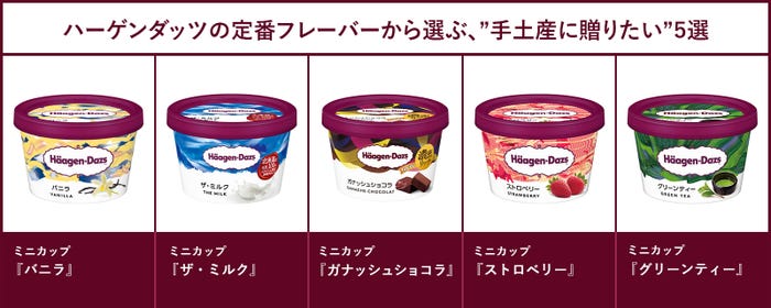 ”手土産に贈りたい”フレーバーランキング(提供写真)