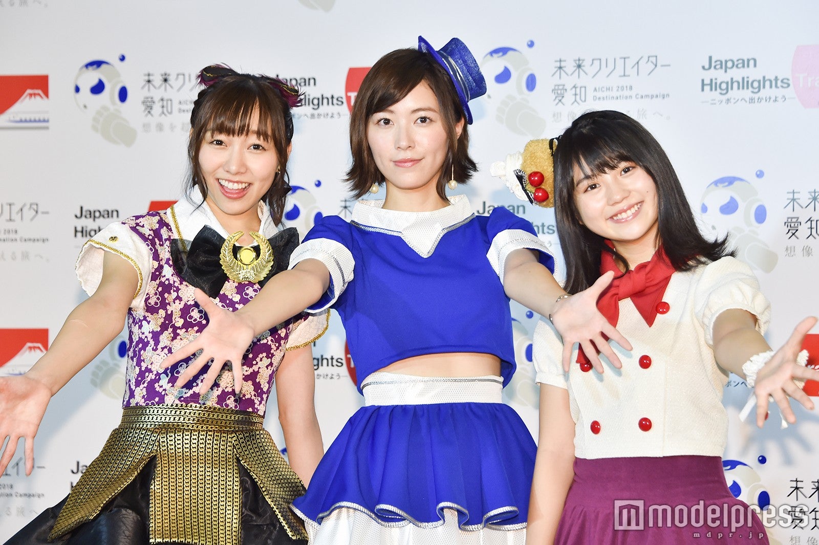 須田亜香里、松井珠理奈、小畑優奈 （C）モデルプレス