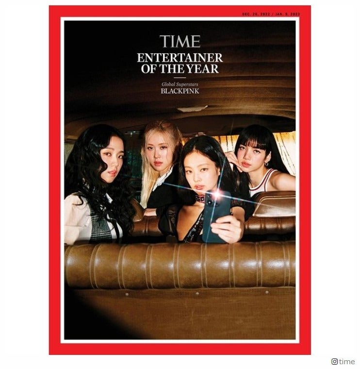 BLACKPINK、米TIME誌「今年のエンターテイナー」に ガールズグループから初選出